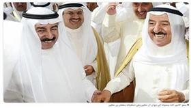 سمو الأمير لدى وصوله إلى ديوان بن حثلين وفي استقباله سلطان بن حثلين