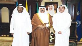 سموه يستقبل الفريق خليل الشمالي واللواء عبداللطيف الوهيب