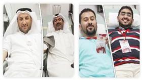 إحياء ميلاد الإمام الحسين في بنك الدم!