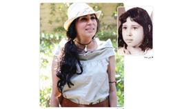 زهرة الخرجي - وهي طفلة