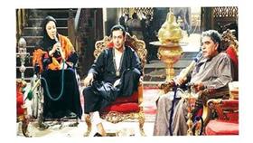 سميحة أيوب ومصطفى شعبان ومحمود الجندي في مسلسل «مزاج الخير»