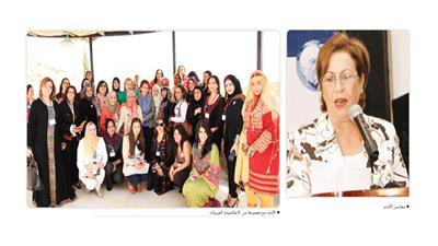 محاسن الإمام - الإمام مع مجموعة من الاعلاميات العربيات