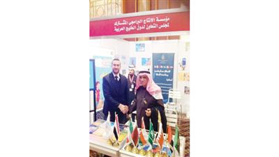 الاعلامي فخري عودة أثناء مشاركته في المونديال