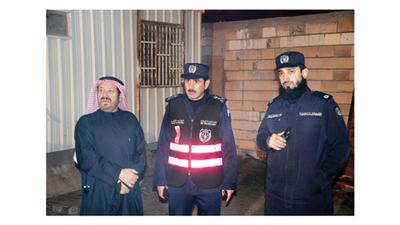اللواء يوسف الأنصاري في الموقع