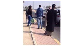 تجمهر عند الجسر