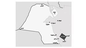 خريطة تبين موقع التمرين