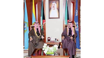سمو ولي العهد مستقبلا سمو الشيخ ناصر المحمد