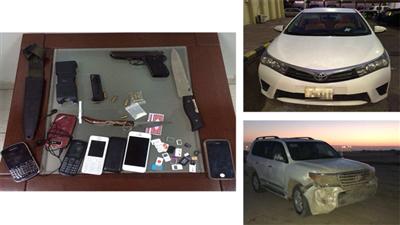 رجال مباحث الجهراء صادوا عصابة سداسية تخصصت بسرقة السيارات