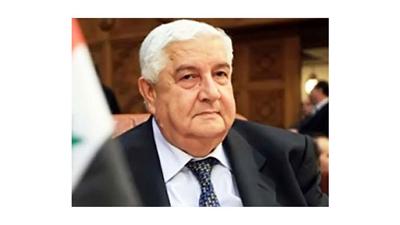 المعلم يؤكد التزام الحكومة السورية الاستمرار بالتعاون مع الصليب الأحمر الدولي