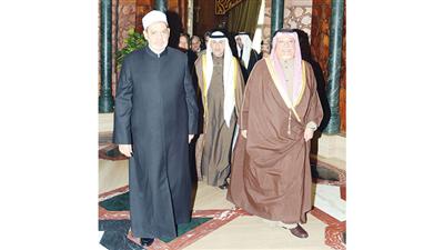 الشيخ علي الجراح وشيخ الأزهر د.أحمد الطيب