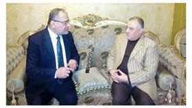 الزميل فوزي عويس والدكتور الهلالى خلال الحوار