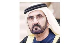 سمو الشيخ محمد بن راشد رئيس الوزراء وزير الدفاع الإماراتي