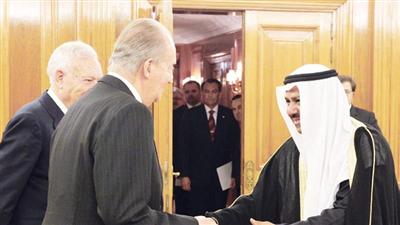 السفير د. سليمان الحربي يقدم أوراق اعتماده لملك اسبانيا