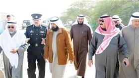 لجنة الاحمدي مع اللواء عبدالفتاح العلي خلال الجولة