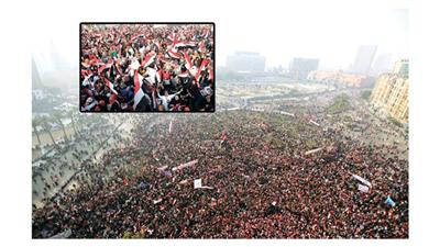المصريون وضعوا تمثالاً للسيسي في «التحرير»