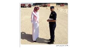 آليات الاطفاء والاسعاف موجودة