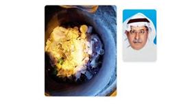 حبيب العلي - نفايات في أحد المناهيل