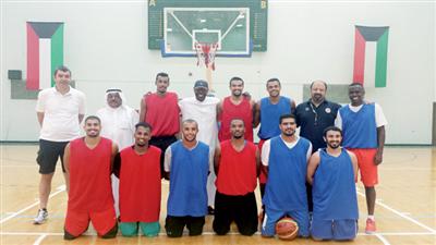 تدريبات حماسية لمنتخب السلة