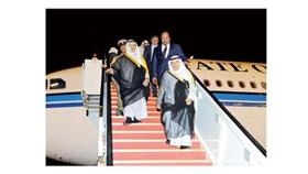 سمو الشيخ جابر المبارك لدى وصوله