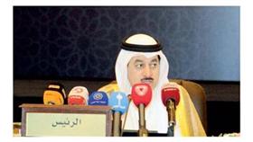 وكيل الاعلام صلاح المباركي مترئساً الاجتماع (تصوير: بسام ابوشنب)