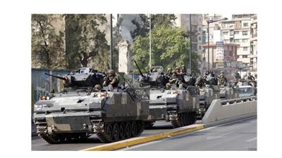 إلقاء قنبلة على مركز للجيش اللبناني في مدينة (طرابلس) شمال لبنان