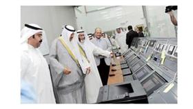 الشيخ سلمان الحمود خلال افتتاح مبنى الإرسال الاذاعي والرقمي (تصوير: إسماعيل عبدالقادر)