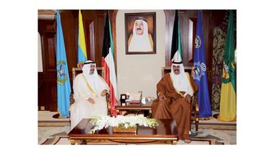 سمو ولي العهد مستقبلاً الشيخ محمد الخالد