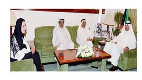 الشيخ فواز الخالد ووفد بيت الكويت للأعمال الوطنية