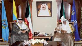 سمو ولي العهد مستقبلاً سمو رئيس الوزراء