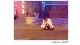 سكران «بسّط» في الشارع