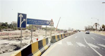 «الأشغال»: %46 نسبة الإنجاز في مشروع تطوير شارع جمال عبد الناصر