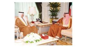 سموه يستقبل الشيخ محمد الخالد