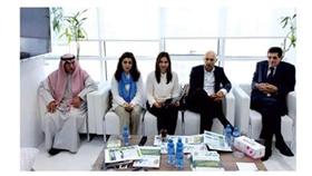صورة جماعية للمشاركين بالمؤتمر الصحافي