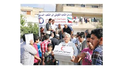 الهلال الأحمر الكويتي: أكثر من 80 ألف أسرة سورية نازحة استفادت من الإغاثة بلبنان