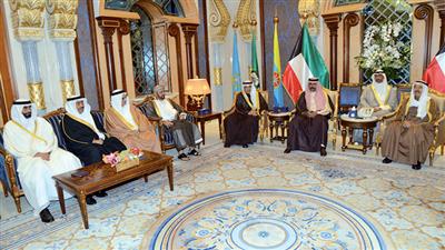 سمو الأمير مستقبلا وزراء دول التعاون الخليجي