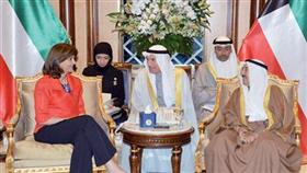 سموه يستقبل وزيرة خارجية كولومبيا