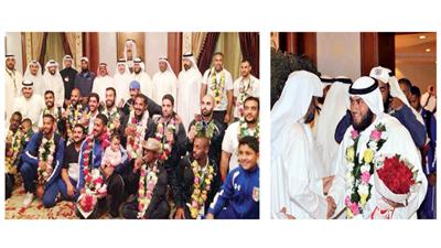 منتخبا كرة العلم والجوجيتسو حظيا باستقبال لائق
