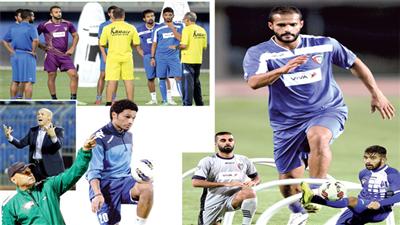 الأزرق يواجه الحرب النفسية بالثبات والتركيز