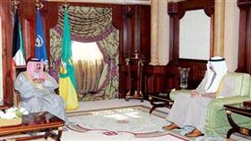 سموه مستقبلاً الشيخ محمد الخالد