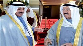 سمو الشيخ ناصر المحمد في وداع سمو الأمير