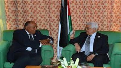 وزير الخارجية المصري يبحث مع الرئيس الفلسطيني الأوضاع المتصاعدة في القدس الشرقية