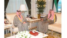 سموه مستقبلاً الشيخ مبارك الدعيج