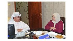الشيخ فهد المبارك الصباح في حديث للزميلة مرفت عبدالدايم