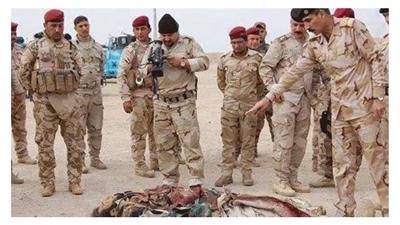 القوات العراقية تعثر على جثة قيادي داعشى شمال شرق بغداد