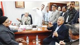 وزيرا الصحة والسياحة ومحافظ جنوب سيناء يستمعون لشرح الحادث