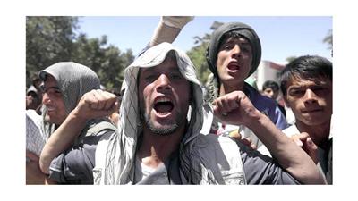 تظاهرات في شوارع كابول احتجاجاً على التزوير في الانتخابات الرئاسية