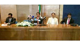 سفير الكويت لدى مصر سالم الزمانان خلال كلمته بمناسبة حرب أكتوبر