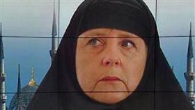 صورة ميركل تثير أزمة في المانيا