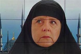 صورة ميركل تثير أزمة في المانيا