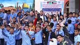 جولة تفقدية لرئيس جمعية الفلاح الخيرية في فلسطين